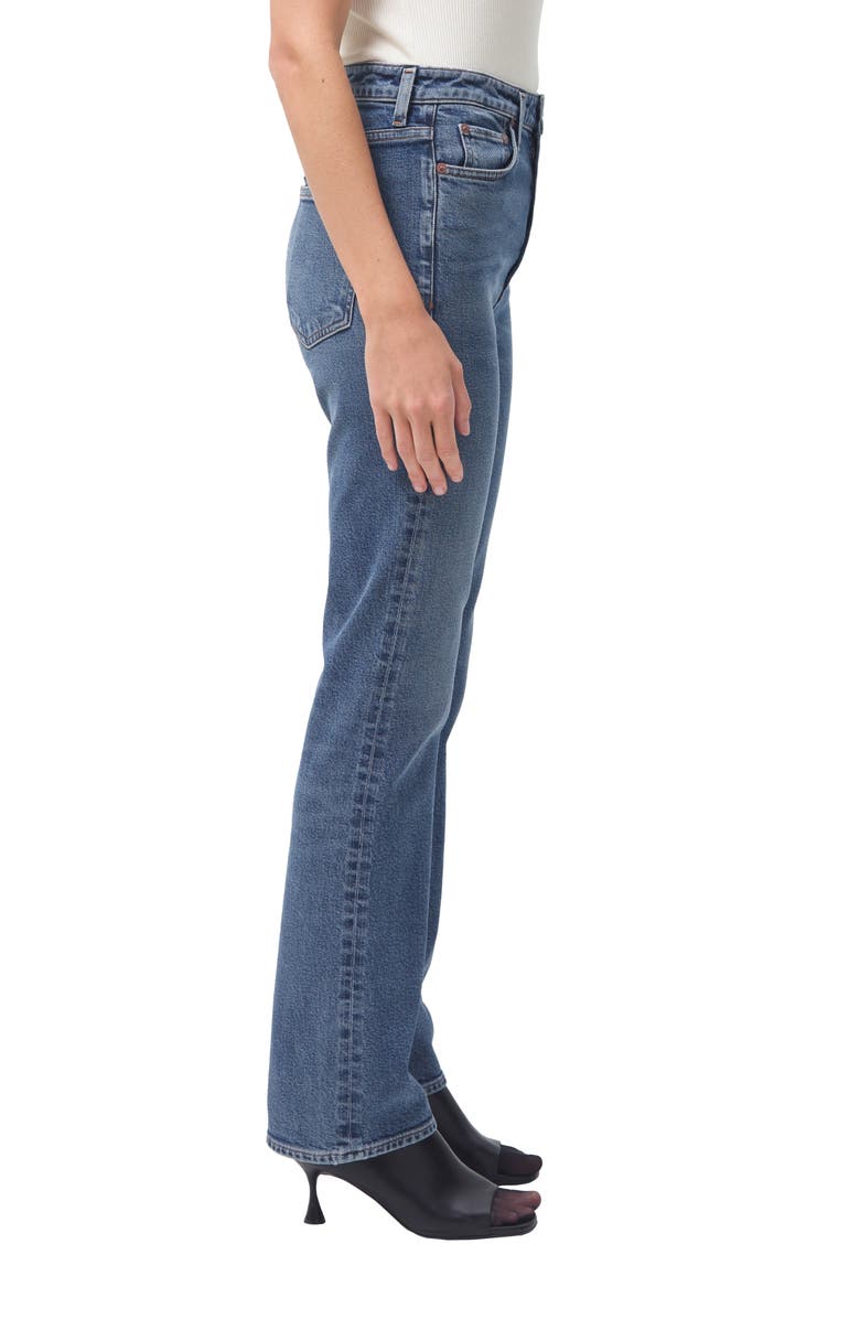 AGOLDE Valen High Waist Slim Fit Organic Cotton Bootcut Jeans, Alternate, color,
