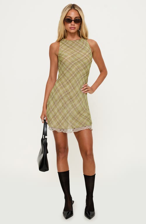 Princess Polly Buffie Minidress In Green