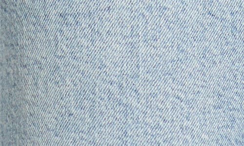 FRAME FRAME THE RULER RAW HEM HIGH WAIST ANKLE STRAIGHT LEG JEANS
