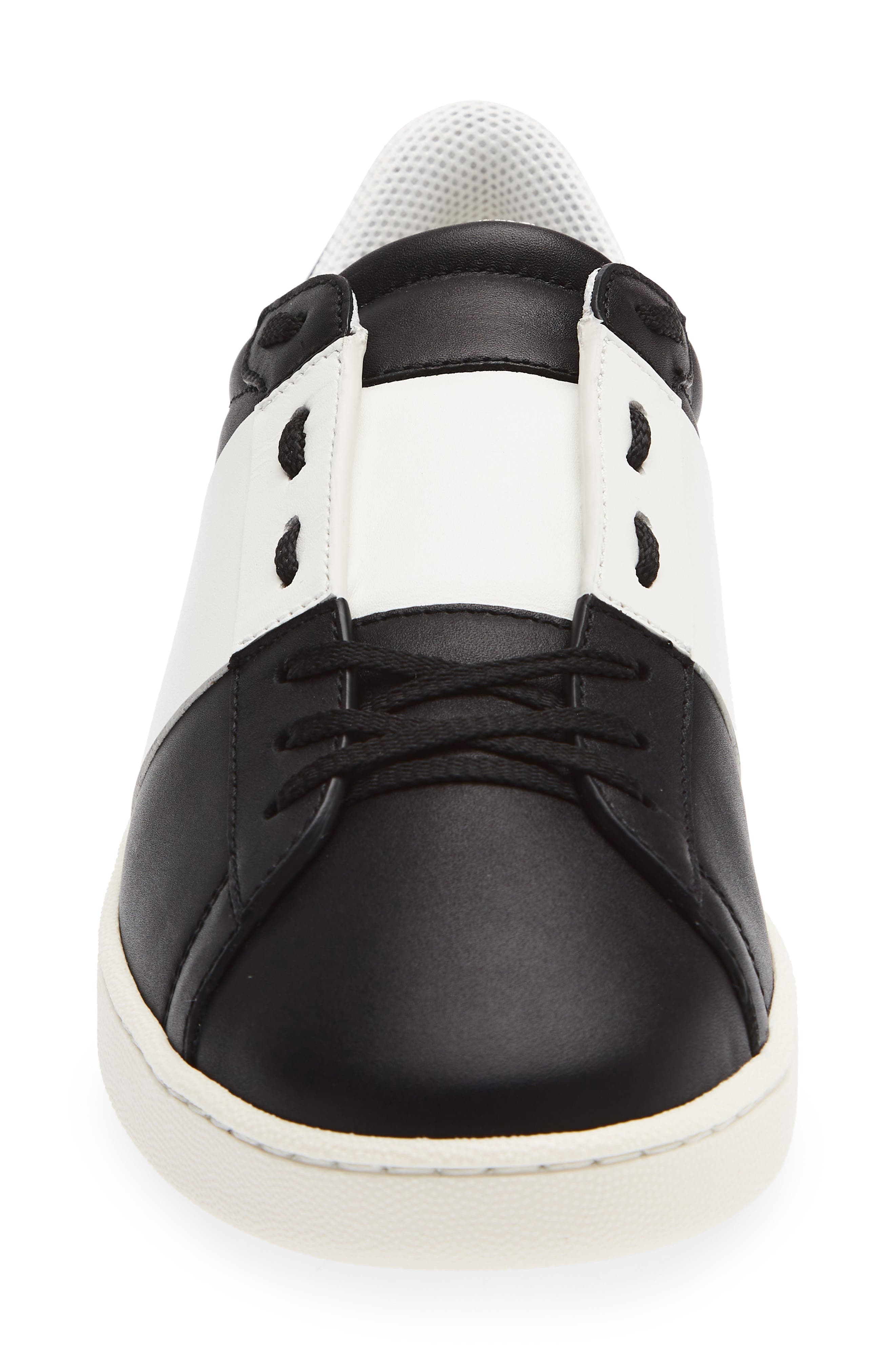 Open Sneaker, Alternate, color, BLACK/ WHITE