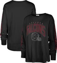 '47 Women's '47 Black Atlanta Falcons Tom Cat Lightweight Long Sleeve T-Shirt