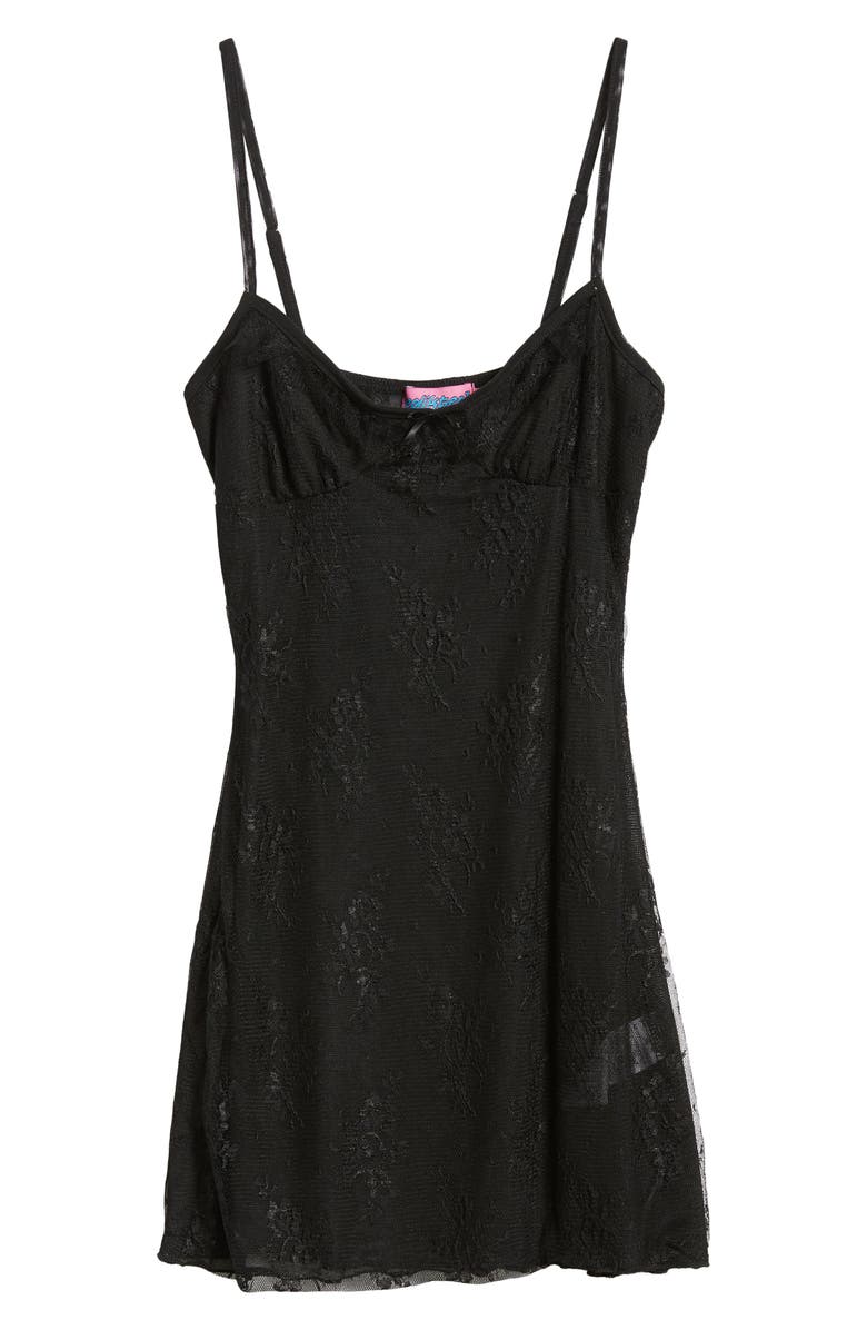 EDIKTED Madame Sheer Lace Dress, Alternate, color,