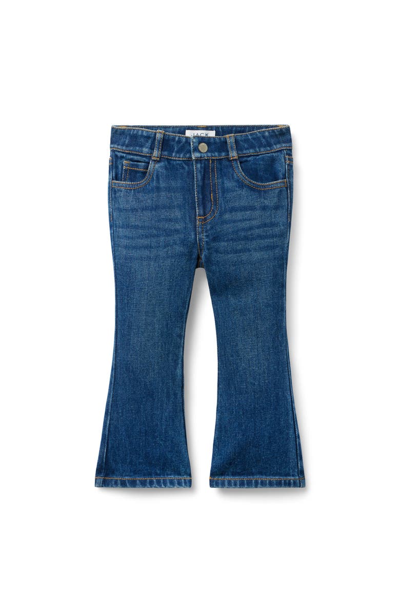 Janie and Jack Flare Jean In Medium Wash, Main, color, Blue