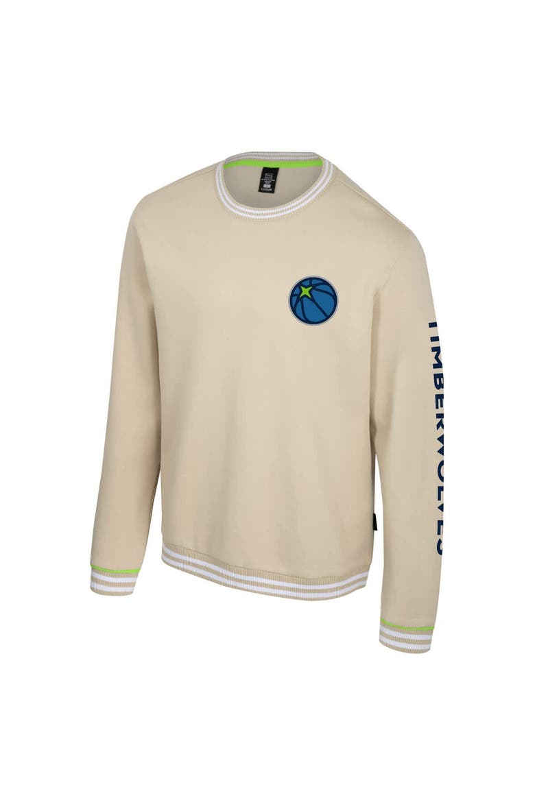 Unisex Stadium Essentials Natural Minnesota Timberwolves Halftime Pullover Sweatshirt, Alternate, color, Natural
