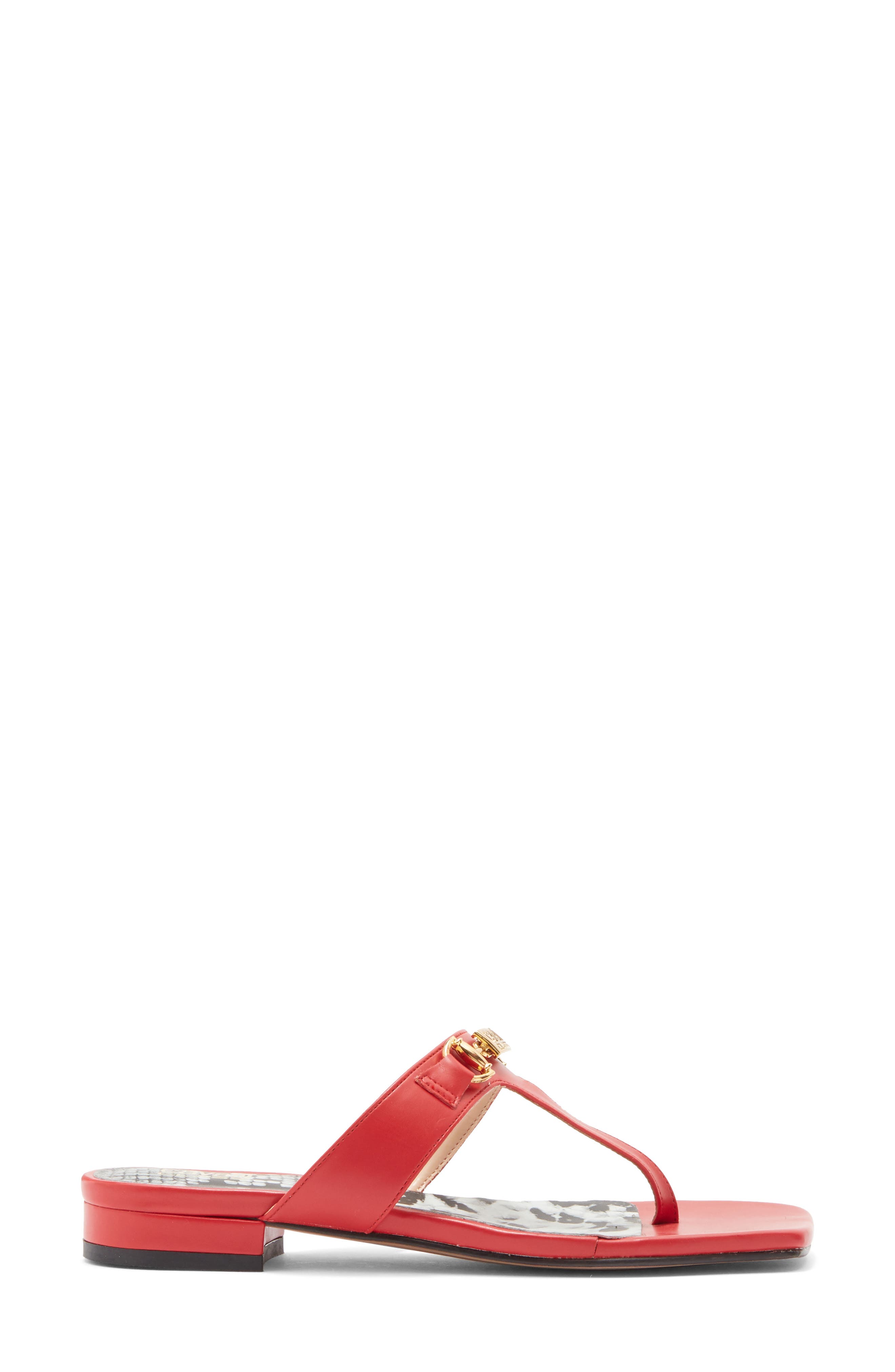 Roberto Cavalli Toe Post Sandal, Alternate, color, Red