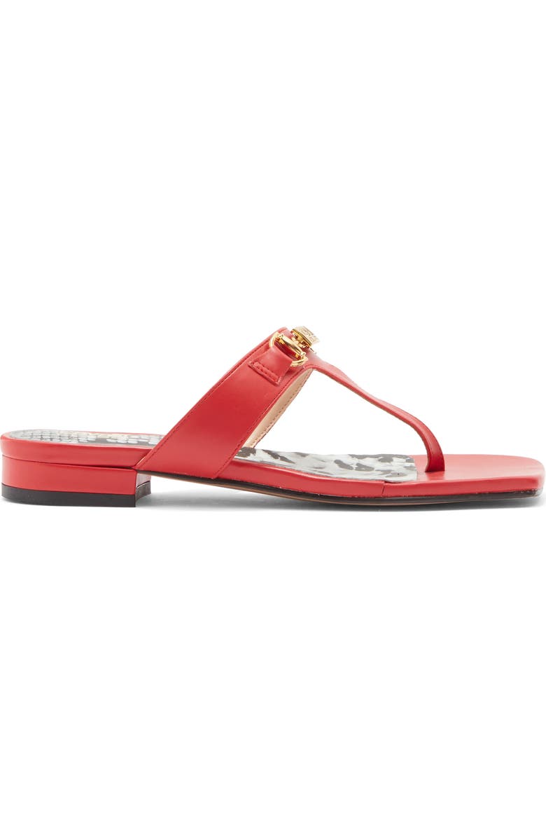 Roberto Cavalli Toe Post Sandal, Alternate, color, Red