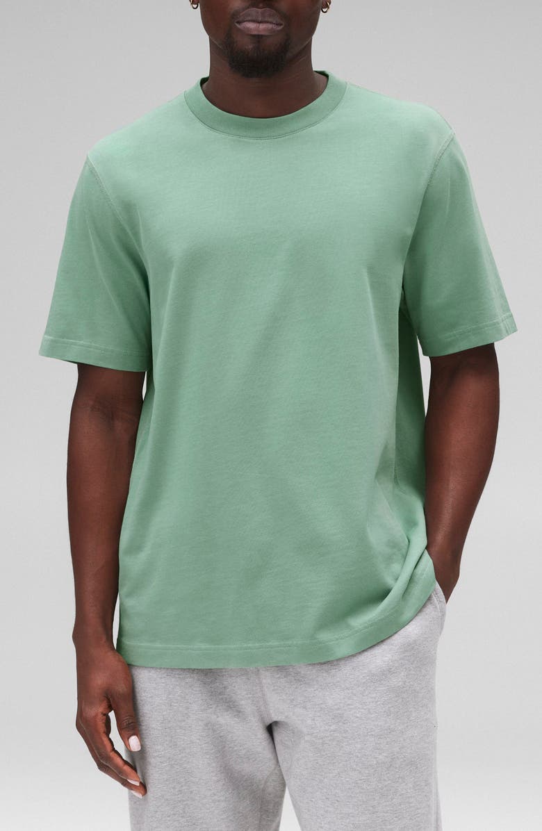 Reigning Champ Midweight Jersey T-Shirt, Main, color, Sage