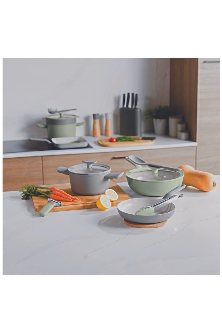 Leo Balance 11" Nonstick Frying Pan, Alternate, color, MOON MIST