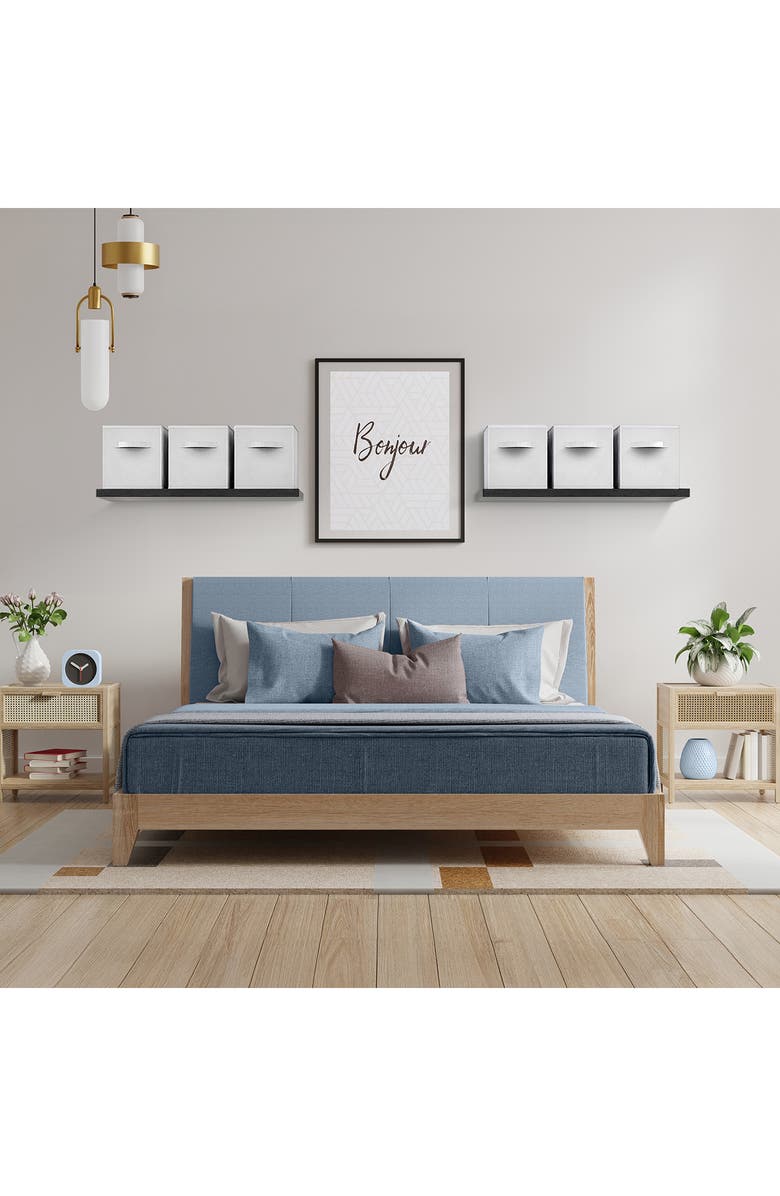 SORBUS 6-Pack Collapsible Storage Cubes, Alternate, color, White