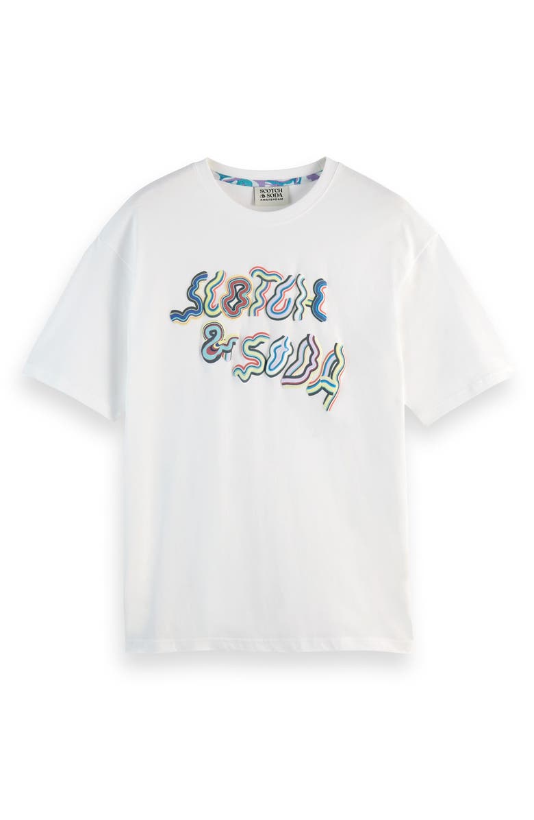 Scotch & Soda Relaxed Fit Cotton T-Shirt, Alternate, color, White