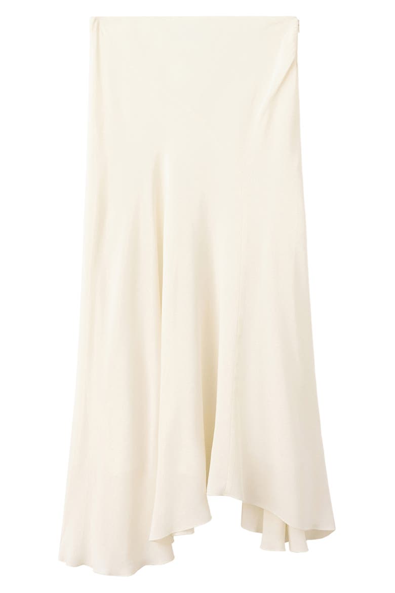 Asymmetric Midi Skirt, Main, color, OFF WHITE