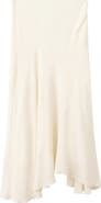 MANGO Asymmetric Midi Skirt
