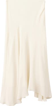 MANGO Asymmetric Midi Skirt
