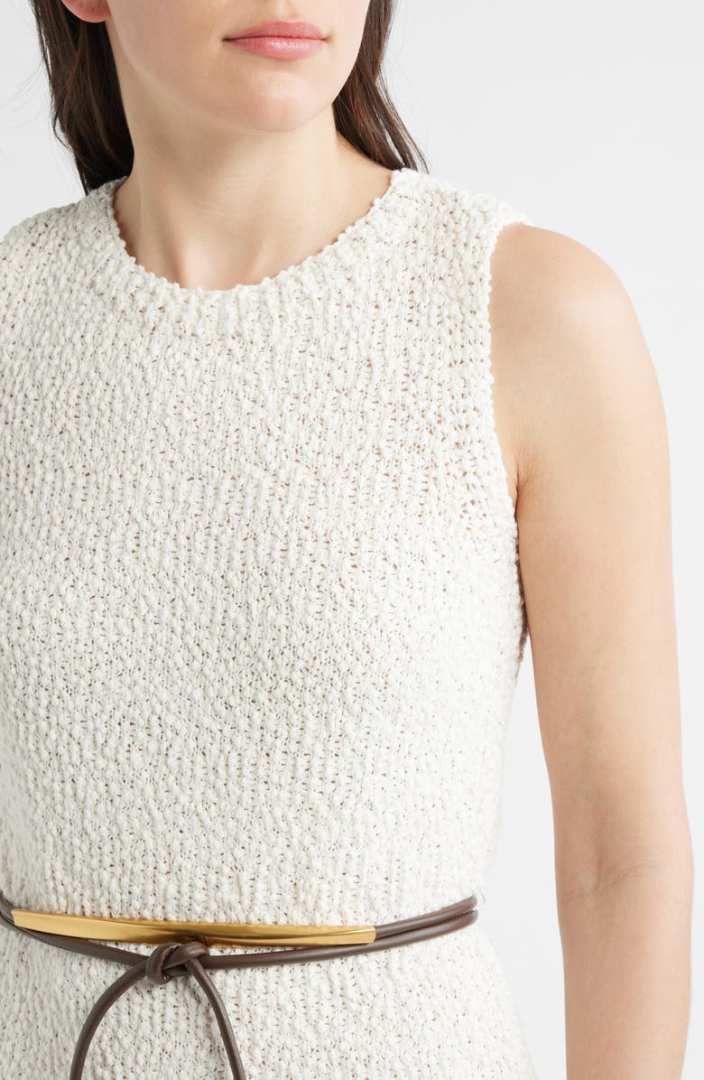 DONNA KARAN WEEKEND Bouclé Knit Sheath Dress, Alternate, color, Cream