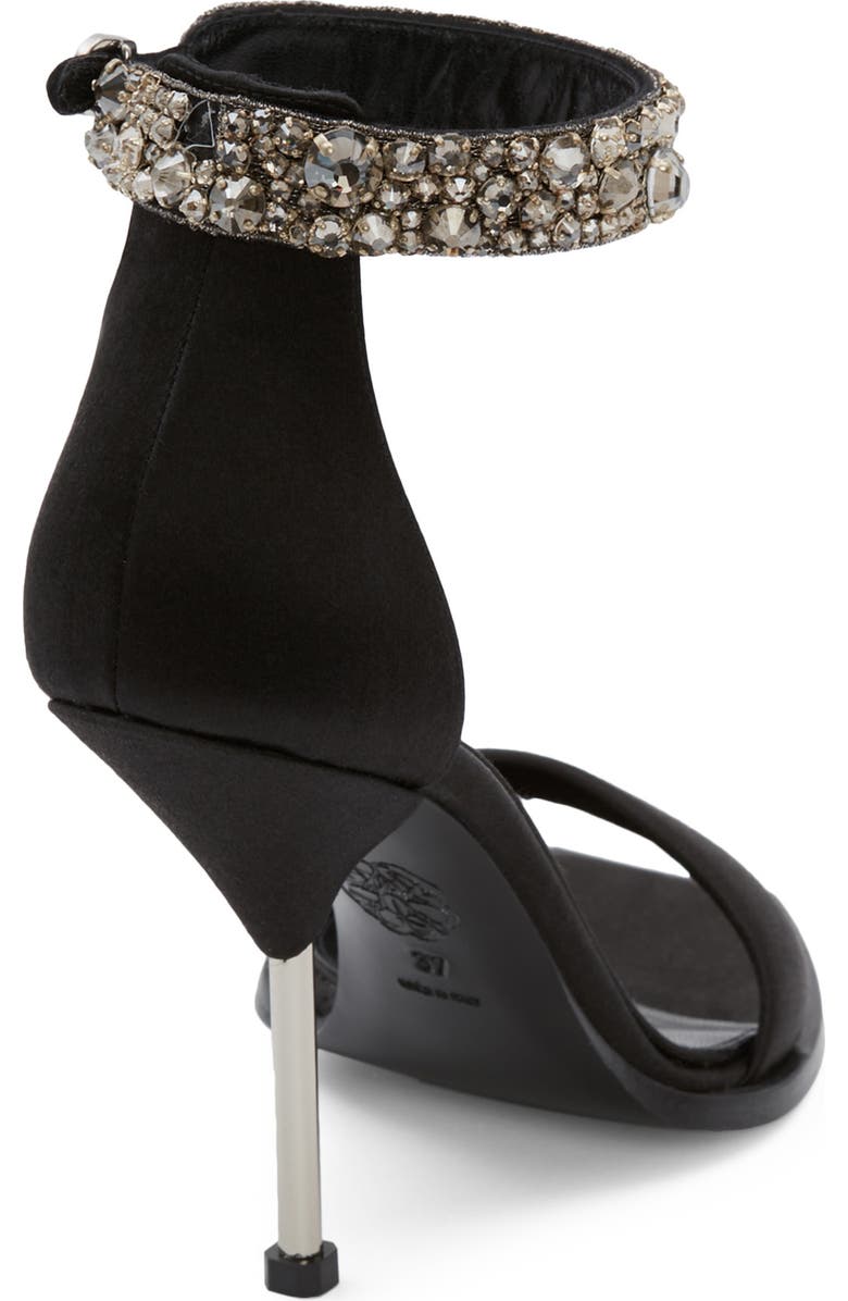 McQueen Alexander McQueen Crystal Strap Sandal, Alternate, color,