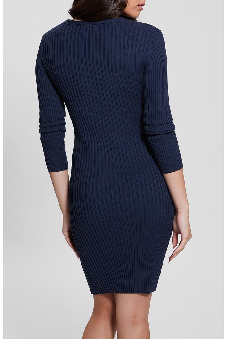 Isabella Long Sleeve Sweater Dress, Alternate, color, SUITING BLUE