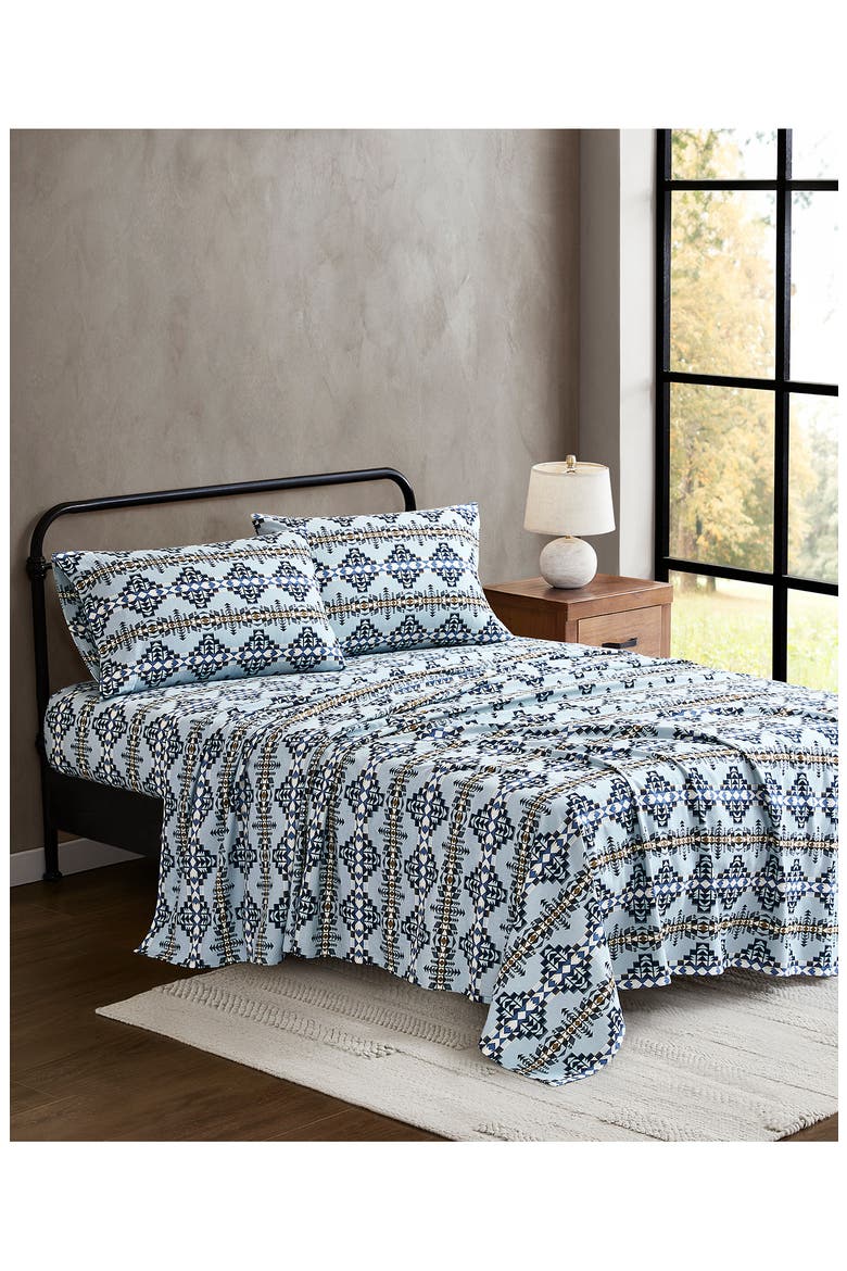 Flannel Sheet Set, Alternate, color, GRAY MULTI