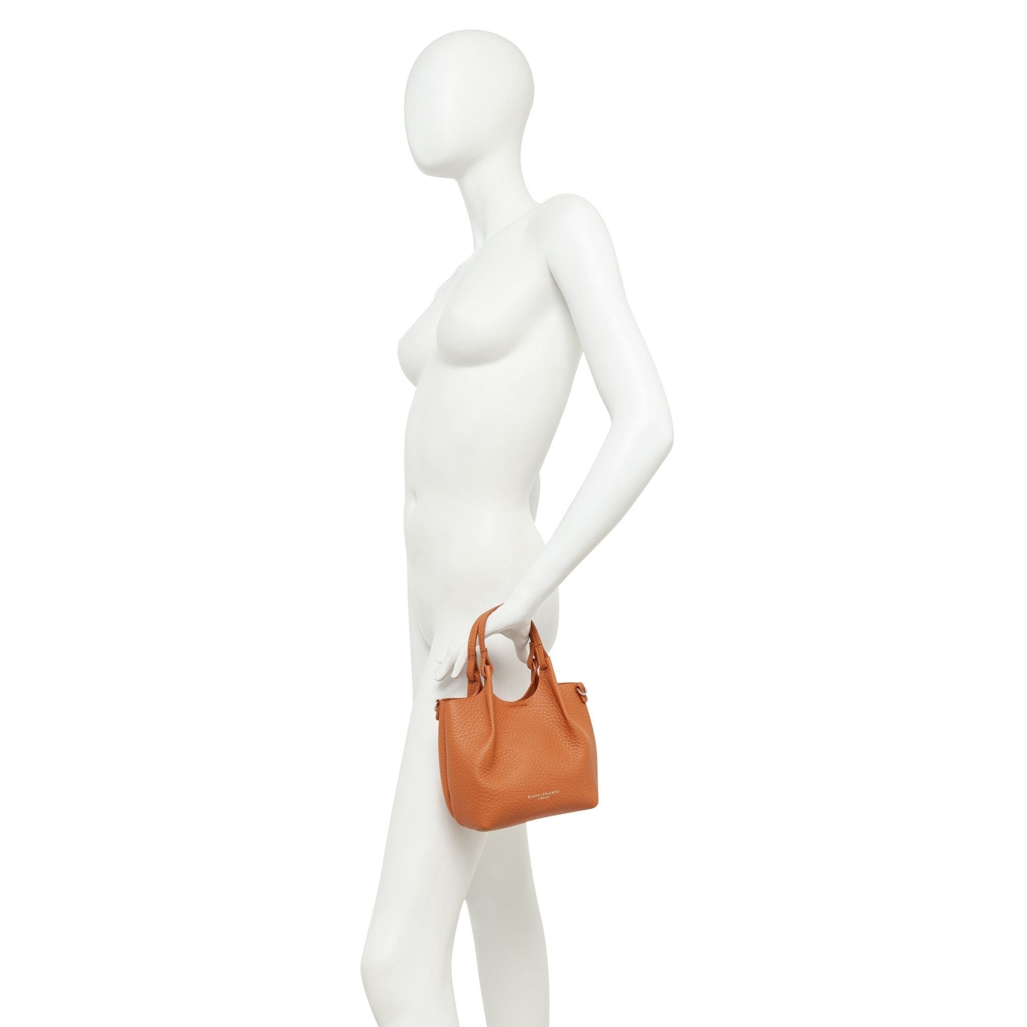 Dua Leather Mini Hobo Bag, Alternate, color, silver