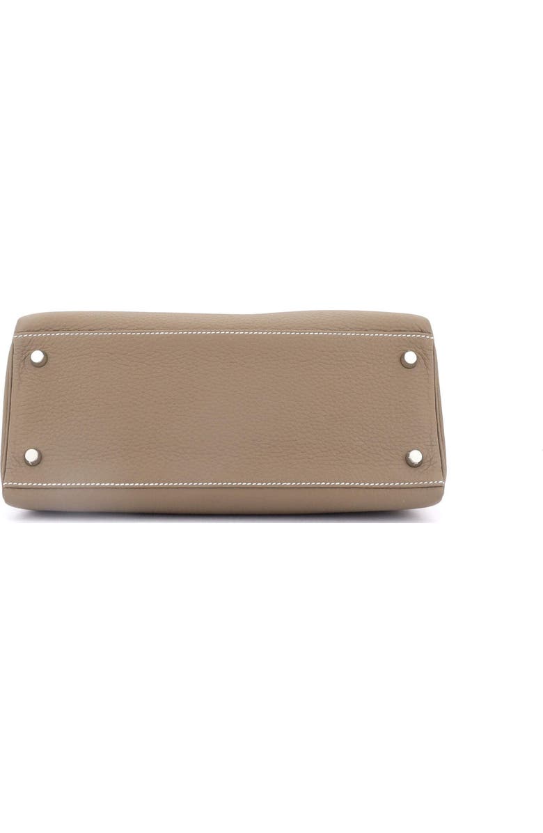 Pre-Owned Hermes Kelly Handbag Grey Togo with Palladium Hardware 28, Alternate, color, Etoupe