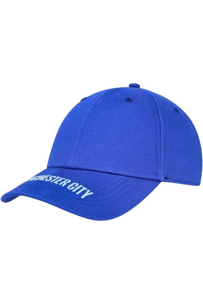Men's Blue Sky Manchester City City Adjustable Hat, Main, color, Blue