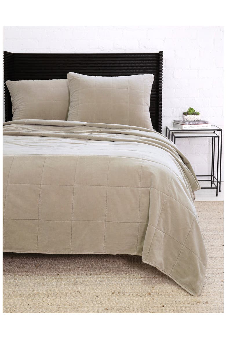 Amsterdam Cotton Coverlet, Alternate, color, TAUPE