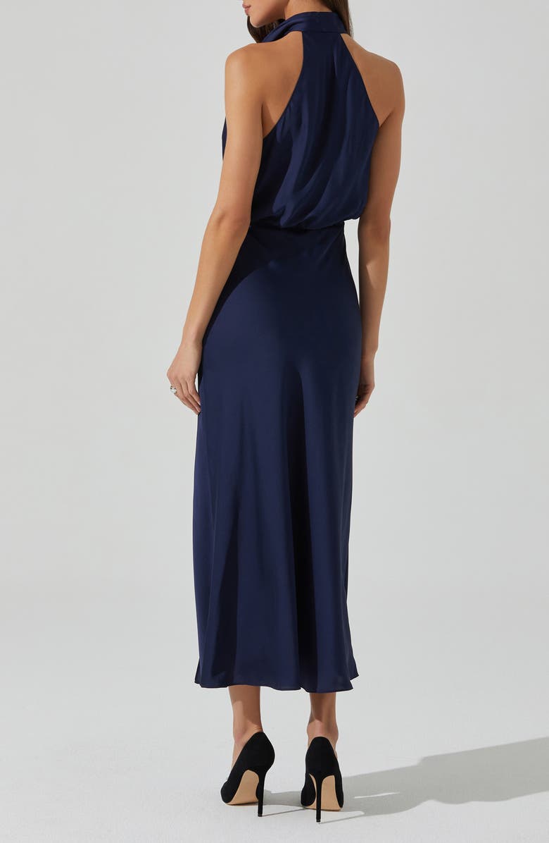 ASTR the Label Jelyn Sleeveless Satin Midi Dress, Alternate, color, 