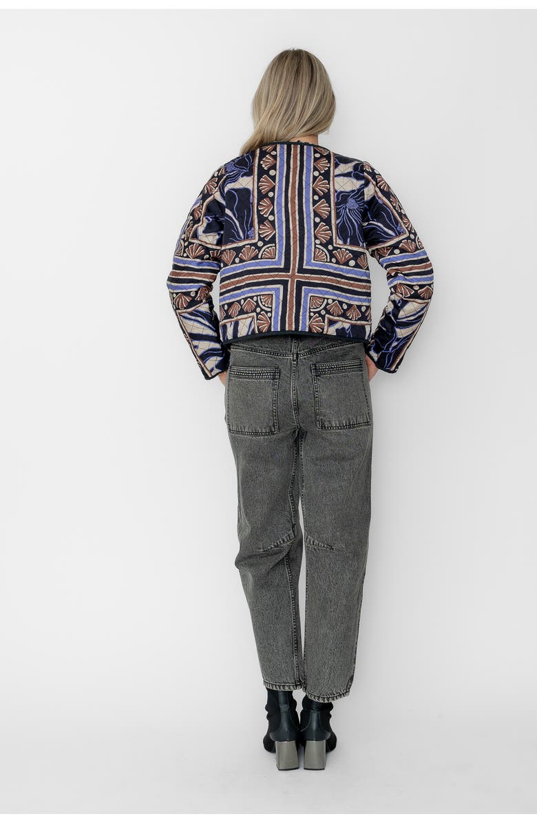 Central Park West Colette Reversible Quilted Jacket, Alternate, color, Multi