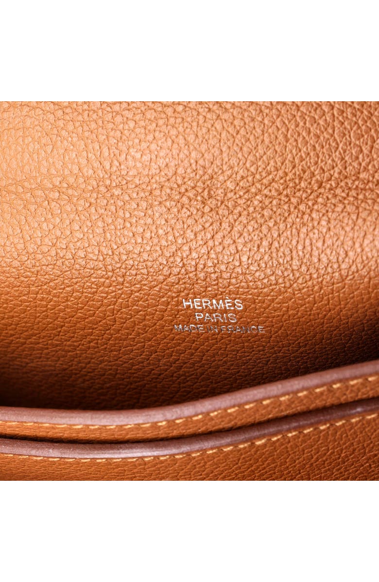 Pre-Owned Hermes H Passant Clutch Shoulder Bag Evercolor, Alternate, color, Gold