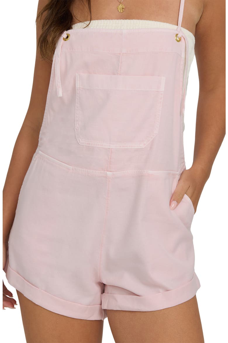 Wild Pursuit Short Overalls, Alternate, color, ROSEWATER