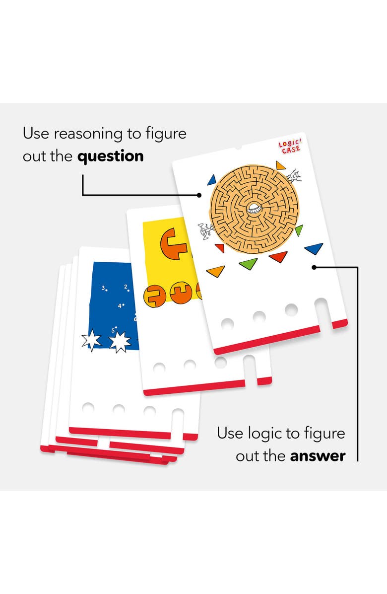 HABA Logic! CASE Starter Set - Brain Teaser Puzzles and Car Games, A Handheld Game to Develop Critical Thinking for Kids Ages 7+, Alternate, color, Multi