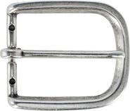 Trafalgar 35mm Solid Brass Italian Rounded Edged Harness Belt Buckle