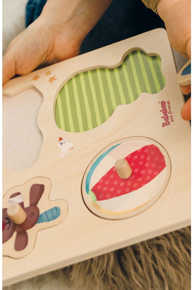 Bababoo Lion Favorite Treasures Clutching Puzzle, Alternate, color, Multi