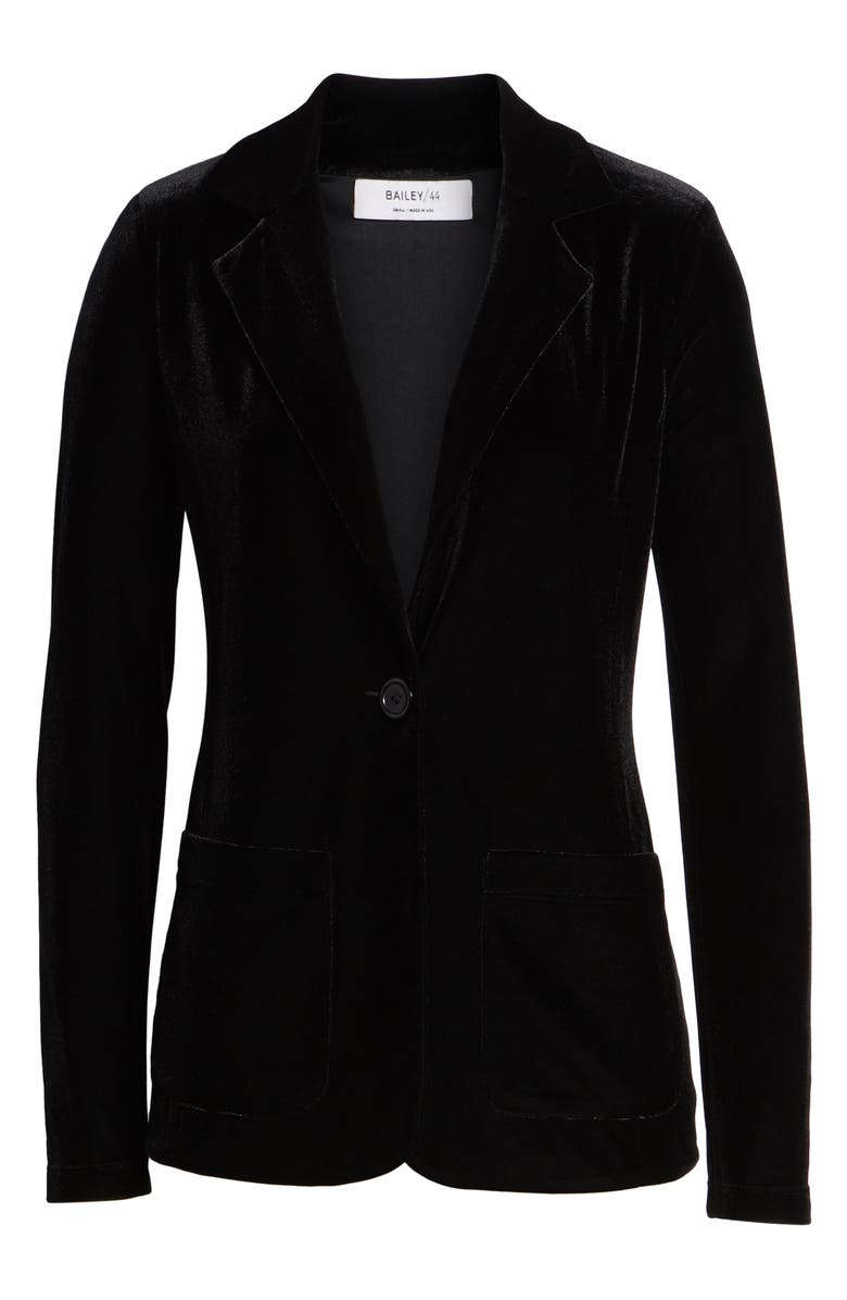 Bailey 44 Blackjack Velvet Blazer, Alternate, color,