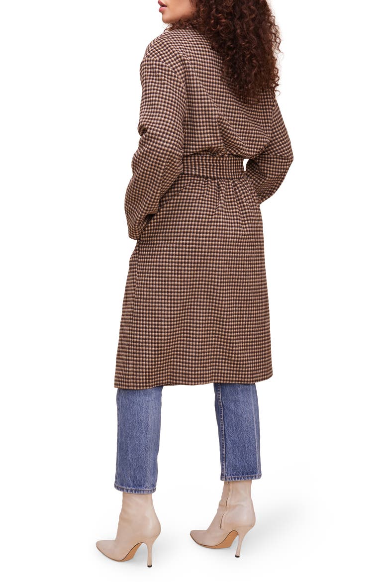 Roxanne Belted Coat, Alternate, color, MOCHA MULTI
