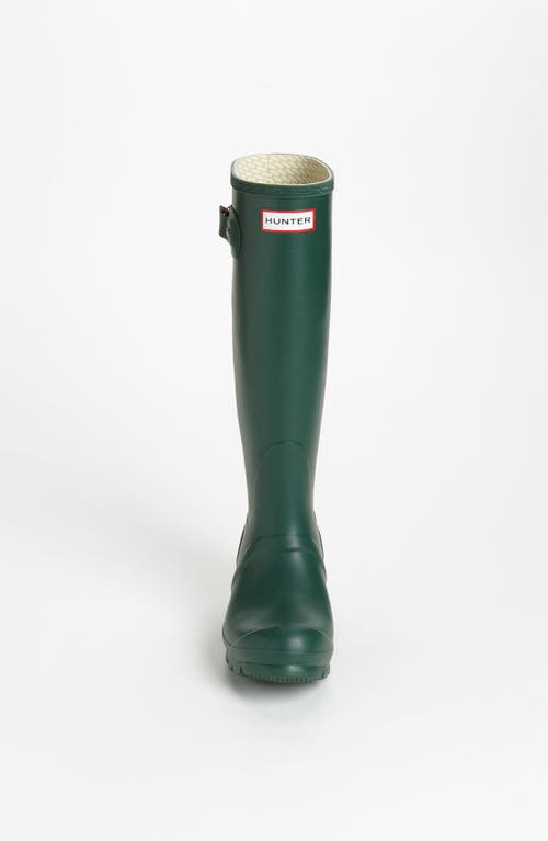 Hunter Original Tall Rain Boot In Green