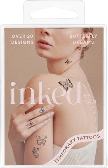 Butterfly Dreams Pack Temporary Tattoos