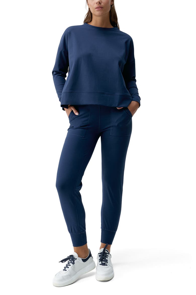 Daba Performance Sport Sweatshirt, Alternate, color, Sailor Blue