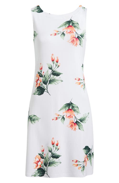 Tommy Bahama Darcy Florentina Print Sleeveless Dress In White