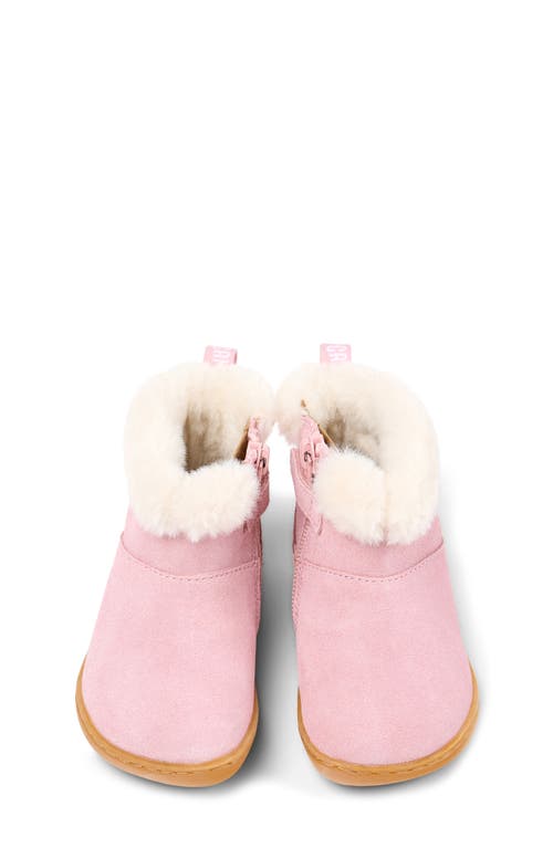 Camper Kids' Peu Cami First Walker Faux-fur Lined Bootie In Pink