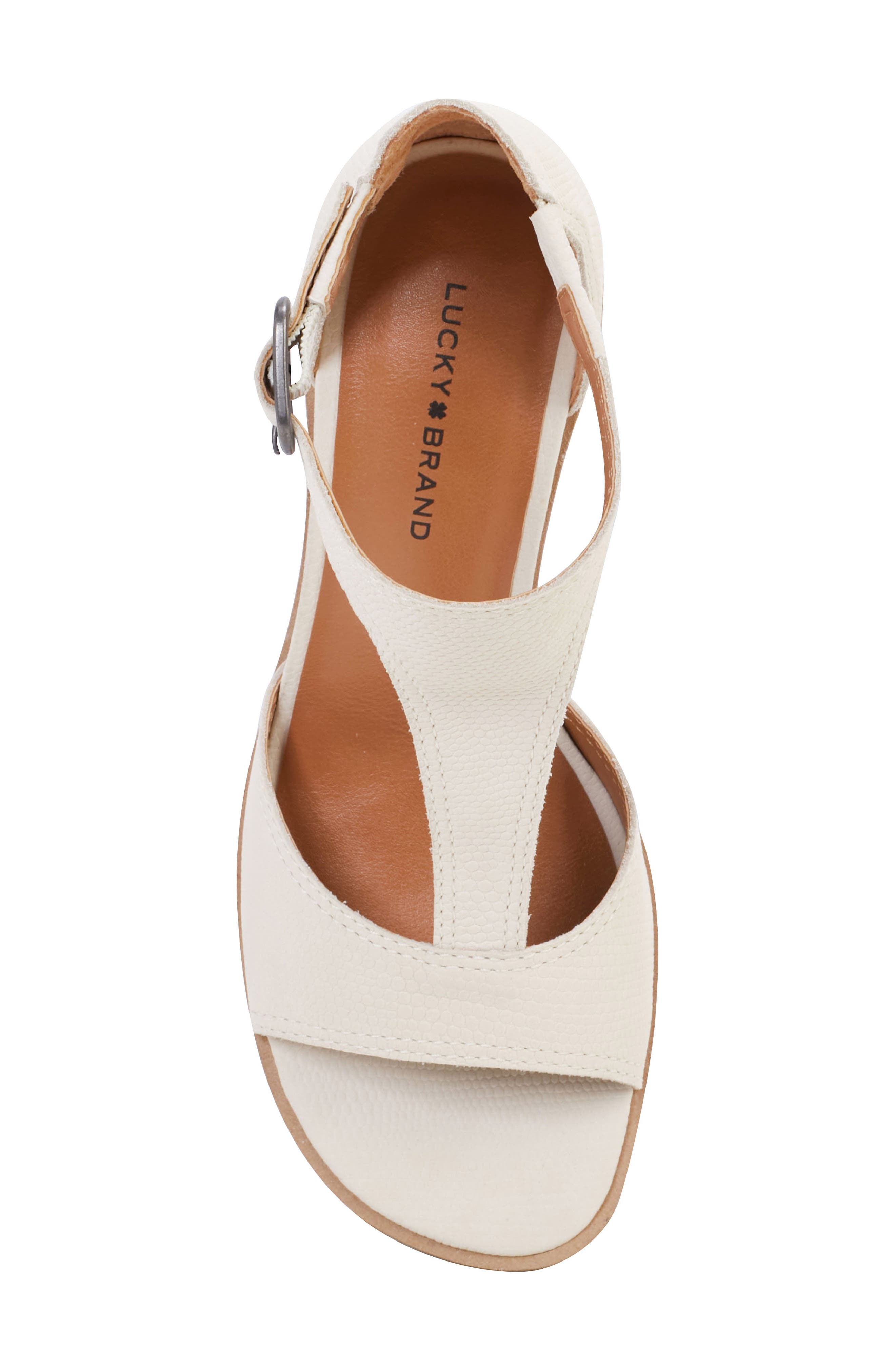 Lucky Brand Sabeni Sandal, Alternate, color, Vanilla Sal