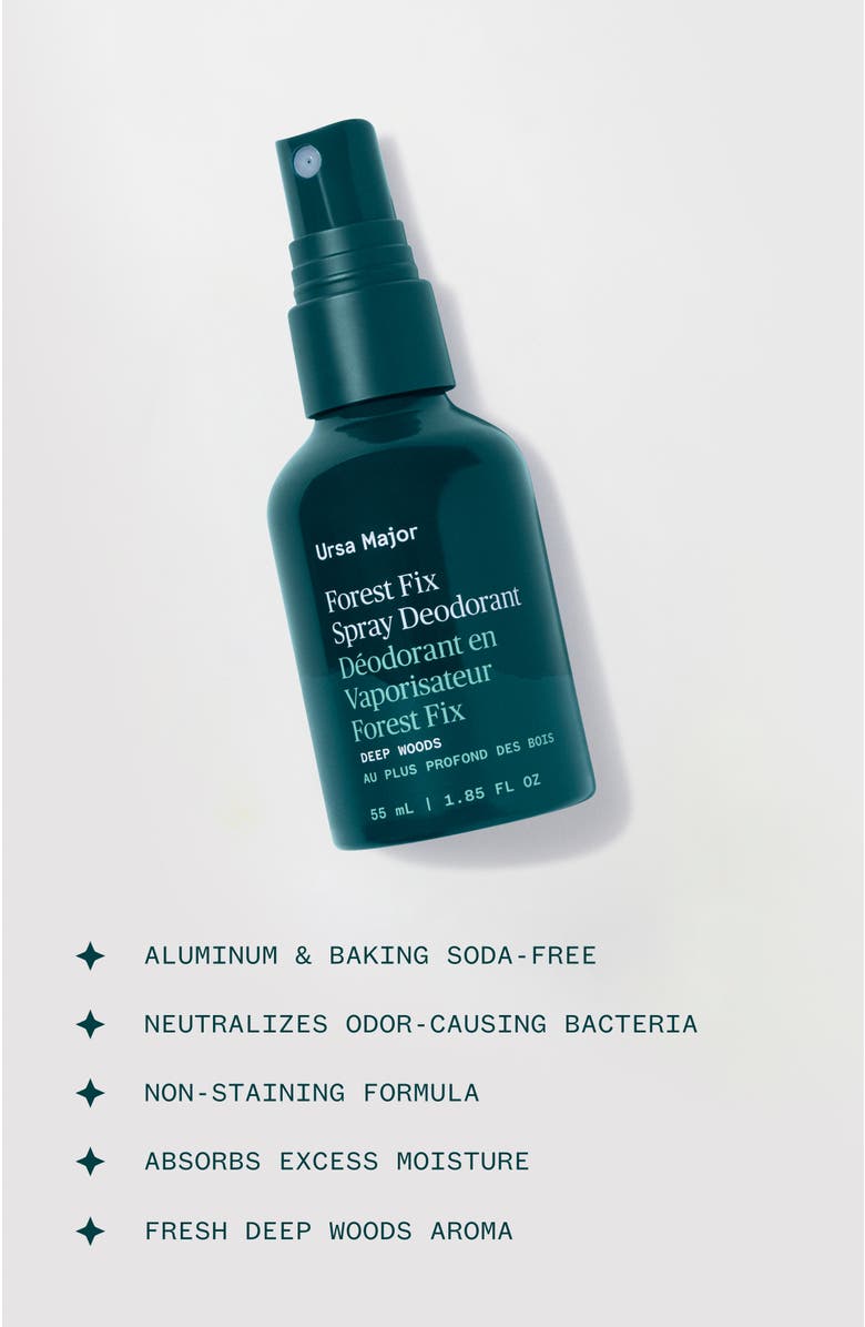 Ursa Major Forest Fix Spray Deodorant, Alternate, color, Dark Green
