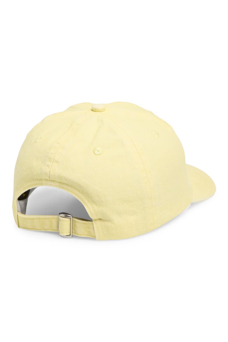 Stonewash Cotton Dad Cap, Alternate, color, YELLOW