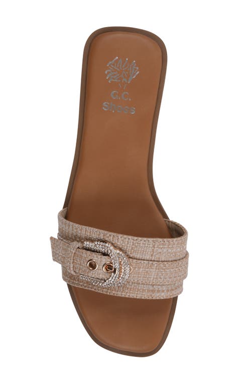 Gc Shoes Kenna Slide Sandal In Natural