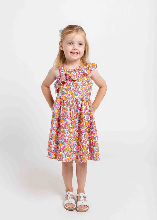 FLORENCE EISEMAN FLORENCE EISEMAN LEAF PRINT ONE SHOULDER DRESS 