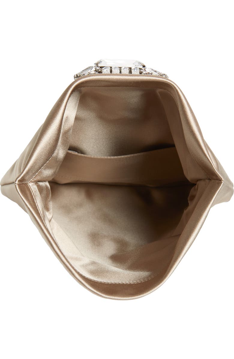 Jimmy Choo Titania Satin Clutch, Alternate, color,