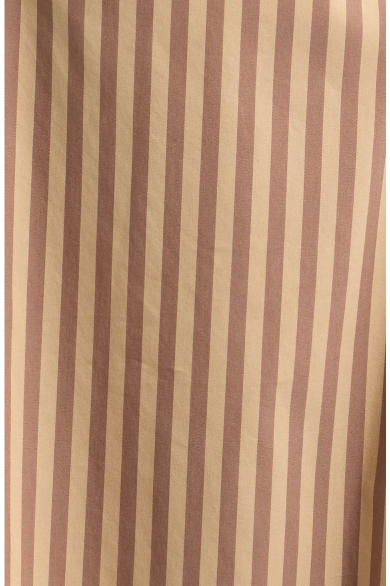 The Josie Stripe Fit and Flare Dress, Alternate, color, WALNUT CAMEL