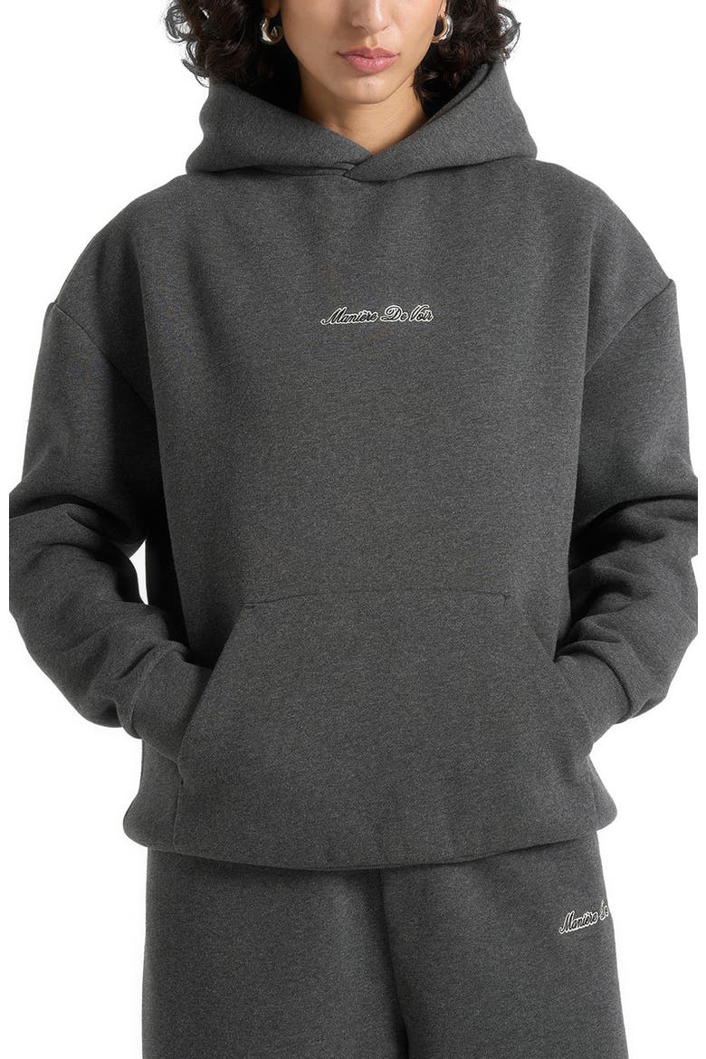 Unisex Signature Relaxed Fit Hoodie, Alternate, color, Charcoal Grey