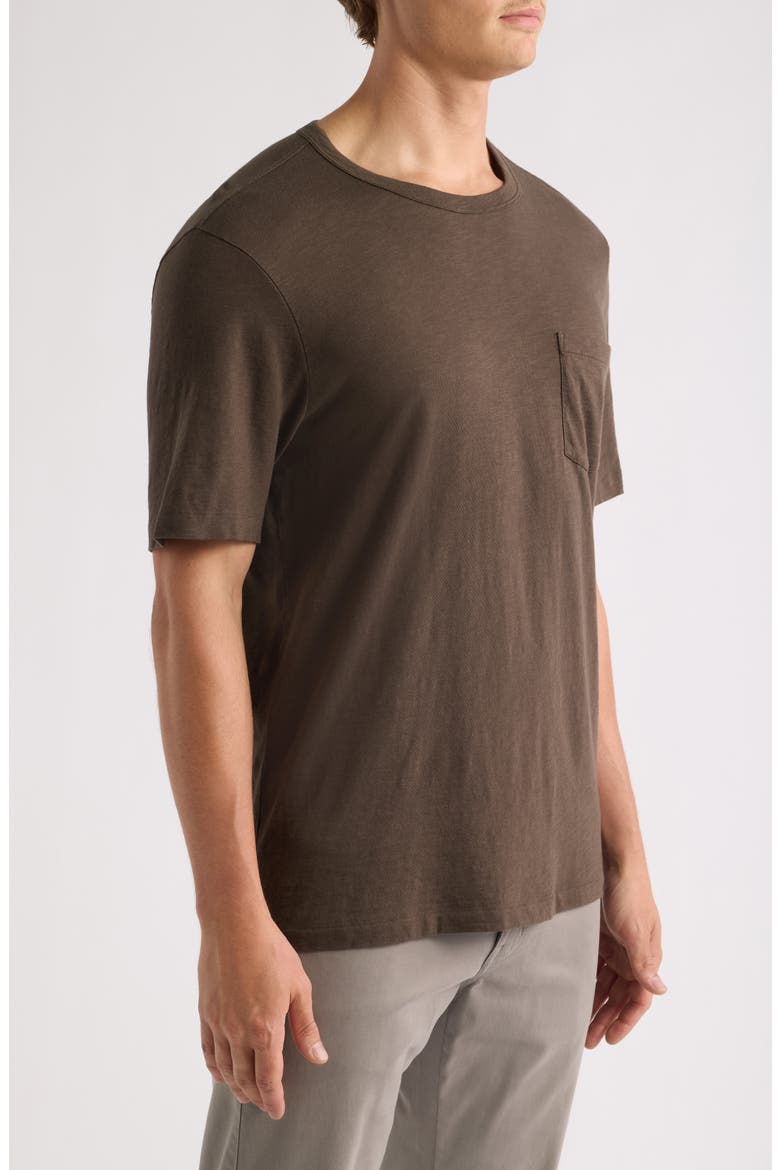 Sunwashed Pocket T-Shirt, Alternate, color, COAST BROWN