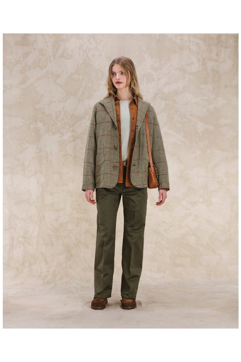 Scotland Check Wool Jacket, Alternate, color, Multicolor