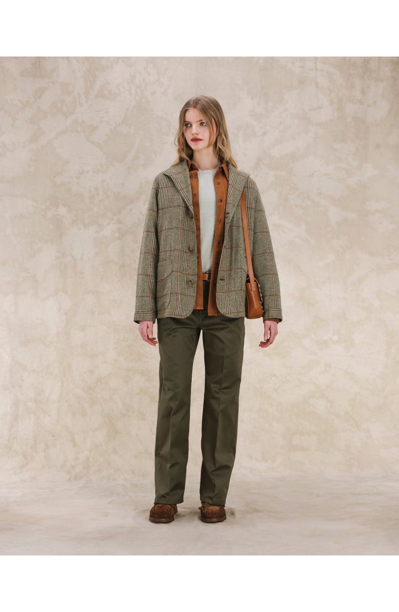 Fortela Scotland Check Wool Jacket, Alternate, color, Multicolor